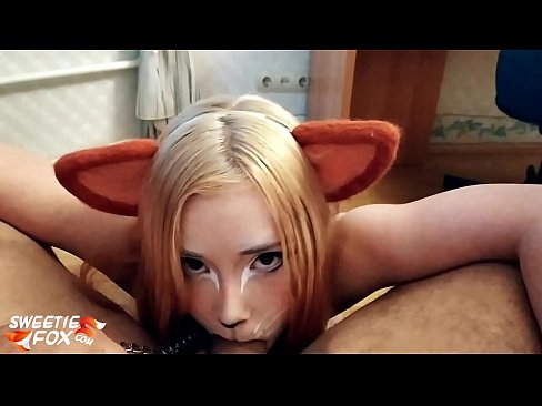 ❤️ Kitsune engole a pila e o esperma na boca ️❌ Porno em nós ☑